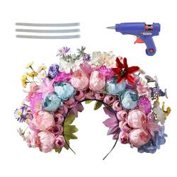 Blumen-Stirnbänder für Frauen – schönes Stirnband für Cosplay, Blumenkronen, Stirnband, schöne Braut-Stirnbänder für Hochzeit, Party, Foto-Requisiten von Xinhuju