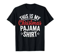 Merry Xmas Santa Christmas Pyjama Outfit Herren Damen Kinder T-Shirt von Xmas Fam2024