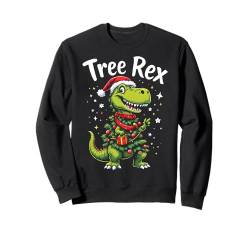 Funny Christmas T-Rex Dino Dinosaurier Tree Rex Sweatshirt von Xmas Lover Matching Pajamas PJ Kids Men Women Tees