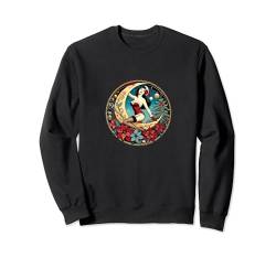 Weihnachten Pinup Illustration Sexy Xmas Pinups Kunst Pinup Mädchen Sweatshirt von Xmas Pinups Love Snugg