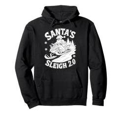 Santa's Sleigh 2.0 Lustiges Weihnachts-Schneemobilfahren auf dem Weihnachtsmann Pullover Hoodie von Xmas Snowmobiling Lover Winter Kids Men Women Tees