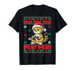 Cheetah Funny Gamer Pew Videospiel Ugly Christmas Boys Kids T-Shirt von XmasByAxisone2024