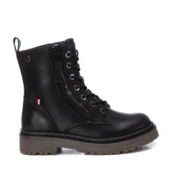 Xti Kids für Frauen/Mädchen. 15098302-NEGRO Xti Kid Girl's Bootie 150983 schwarz (35), Wohnung, Schnürsenkel, Reißverschluss, Lässig, Kinder von Xti Kids