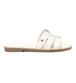 Xti für Damen. 14289103-HIELO Sandalen 142891 weiß (39), Wohnung, Keine, Lässig von Xti