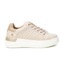 Xti für Damen. 14295403-BEIGE Turnschuhe 142954 beige (40), Stoff, Wohnung, Schnürsenkel, Lässig von Xti