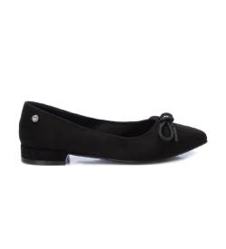 Xti für Damen. 14303801-NEGRO Damenschuh 143038 schwarz (39), Stoff, Wohnung, Keine, Lässig von Xti