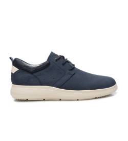 Xti für Herren. 14376002-NAVY Schuhe 143760 blau (44), Wohnung, Schnürsenkel, Lässig von Xti