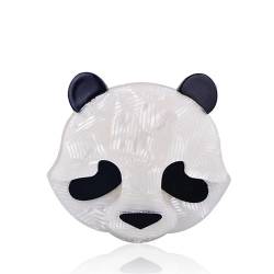 Brosche, Anstecknadel, Bekleidungszubehör, handgefertigte Acryl-Broschen im Tierstil for Frauen, Kinder, Geschenk, Mantel, Kleid, Verzierung, Panda, Pinguin, Hund, Igel, Brosche, Abzeichen (Color : P von YAODCHU