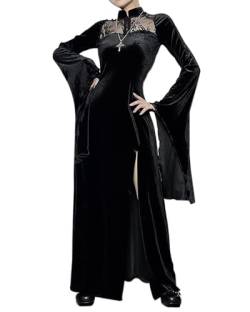 YAOHUOLE Sexy Halloween Kostüme Für Frauen Gothic Halloween Kleid Gothic Kleid Damen Halloween Kostüm Damen Schwarze XL von YAOHUOLE