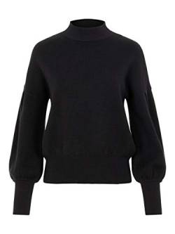 Y.A.S Damen YASFONNY Knit S. Pullover, Black, M von YAS