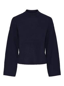 Y.A.S Damen YASFRIDO LS WIDE KNIT Pullover S. NOOS Strickpullover, Night Sky, XS von YAS