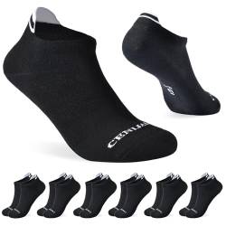 YCQQPRO Sneaker Socken Herren Damen Kurze Füsslinge Baumwolle Sportsocken Atmungsaktiv Laufsocken Füßlinge 43-46 39-42 35-38 Knöchelsocken für Herren 6/12 Paar von YCQQPRO