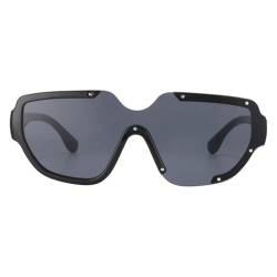 YDFSZD Sonnenbrille für Herren und Damen, dekorativer Schirm, UV400, Schwarz von YDFSZD