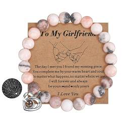 YELUWA Geschenke Für Freundin, Freundin Geburtstagsgeschenke Ich Liebe Dich 100 Sprachen Armband Für Freundin, Jahrestag Graduierung Geschenke Für Freundin Ihre Mädchen Valentinstag von YELUWA