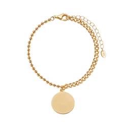 Gold-plated silver bracelet - Simple von YES jewellery