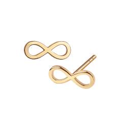 Gold-plated silver earrings - infinity - Sempre von YES jewellery