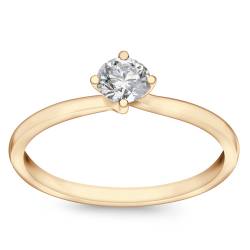 YES® Perfect Diamond Gold Ring - Valentine von YES jewellery