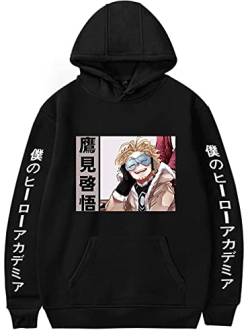 YIMIAO My Hero Academia Anime Serie Pullover Hoodie für Herren Damen Todoroki Shoto Kapuzenpullover Sweatshirt(XL) von YIMIAO