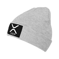 YINGD Strickmütze Xrp Ripple Weiche Beanie Mütze Wintermütze Unisex für Männer Frauen Grau, #783, One size von YINGD