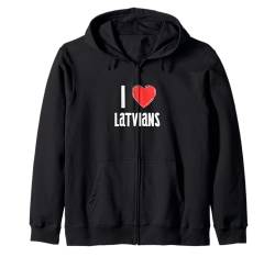 Ich liebe Lettische Lettische Nationalität Lettland Kapuzenjacke von YO MINUS