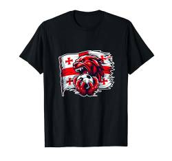 Banner Fan Republik Georgien Flagge Kunst T-Shirt von YO!