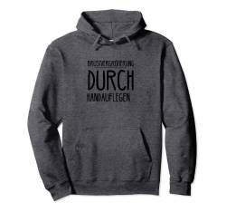 Brustvergrößerung durch Handauflegen Geschenk Spruch Lustig Pullover Hoodie von YO!