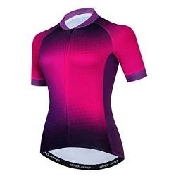 Damen-Fahrradtrikot, kurzärmelig, Mountainbike-Hemd für Damen, Fahrradkleidung, Biking-Oberteil, S-3XL, T2005, XX-Large von YOUALSO