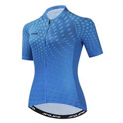 Damen Radtrikot Mountainbike Jersey Damen Kurzarm Fahrradshirt Biking Top S-3XL, U0023, X-Groß von YOUALSO