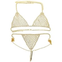 YRIIOMO Kettengürtel Damen Modische Vielseitige Body Chain Brustkette Unterwäsche Kette Ohne Unterwäsche von YRIIOMO