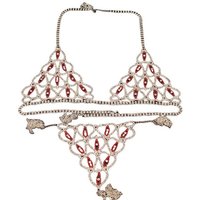 YRIIOMO Kettengürtel Modische Körperkette für Damen, sexy Dessous-Set Zubehör, Strümpfe nicht inbegriffen von YRIIOMO