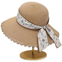 YRIIOMO Sonnenhut Sommer-Sonnenhut mit Accessoires, modischer Sonnenschutzhut für Damen am Strand im Urlaub von YRIIOMO