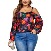 YRIIOMO T-Shirt Mode All-Match Weite Größe Damen Mode Top von YRIIOMO