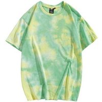 YRIIOMO T-Shirt T-Shirt mit Farbverlauf Kurzarm Damen Sommer lockeres Oberteil von YRIIOMO