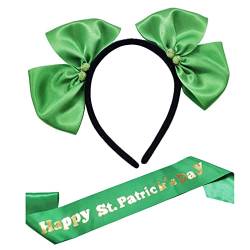 YUNNIAN Haarreif "Happy Saint Patrick's Day", Etikette, Schultergurt, Ornament von YUNNIAN