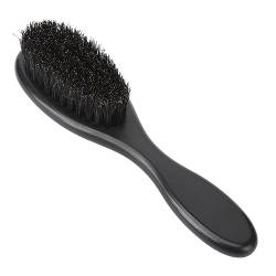 Bartbürste, Borstenhaarbürste mit Ergonomischem Griff für die Gesichtsbartreinigung, Rasierpinsel für Salon-Stylingpinsel, Geschenk für Männer von YUYTE