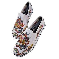 YYF Alte Peking bestickte Schuhe Unisex Kung Fu Tai Chi Schuhe Gummisohle Martial Art Sportschuhe Traditionelle Chinesische Schuhe Damen Herren Kampfsport Schuhe Hanfu Schuhe Männer Martial Arts Shoes von YYF