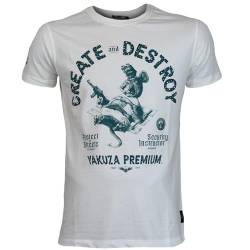 Yakuza Premium Herren T-Shirt 3701 Natur weiß L von Yakuza Premium