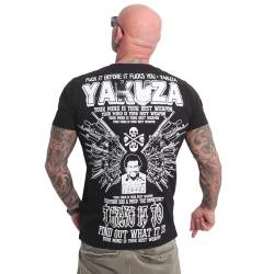 Yakuza Herren Best Weapon T-Shirt, Schwarz, 3XL von Yakuza