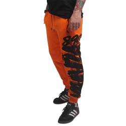 Yakuza Herren Brushed Casual Jogginghose, Orange Popsicle, 3XL von Yakuza