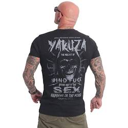 Yakuza Herren Mind T-Shirt, Schwarz, 4XL von Yakuza