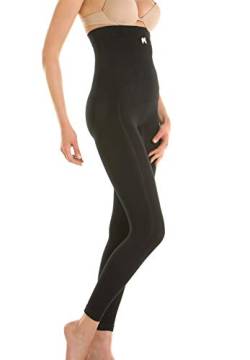 Yaluronica 629 (Schwarz, XL) - Figurformende antiage Leggings mit Hyaluronsäure Push up Gesäß von Yaluronica