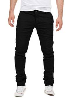 Yazubi - Baumwoll Chino Herren Hose - Business Chinohosen - Männer Stretch Stoffhosen Dustin, Schwarz (Black 4R194008), W40/L32 von Yazubi