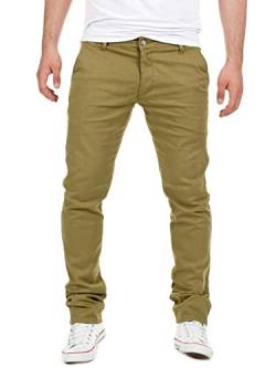 Yazubi Chino Hose Herren Dustin - Männer Chinohose by Yzb Jeans - Baumwoll Chinojeans, Grün (Dusky Green 4R170517), W34/L30 von Yazubi