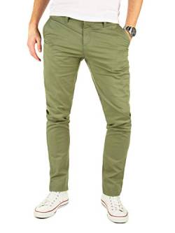 Yazubi - Grüne Chino Herren Hose - Business Chinohosen Für Männer Mit Stretch - Chino Kyle by Yzb Jeans, Grün (Dusky Green 4R170517), W36/L32 von Yazubi