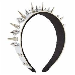 Stachel-Stirnband, Gothic-Stil, Leder-Stirnband, Steampunk-Rock-Stirnband für Herren, Punk-Stirnband, Nieten-Stirnband von Yfenglhiry