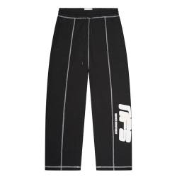 YiJee None of us Hose Lang Herren - Hip Hop Y2K Baggy Jogginghose für Männer - Noneofus Fashion Street Pocket Gerade Streetwear Hosen Unisex von YiJee