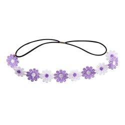 Kopfschmuck mit Blumenmuster, Bälle, Geburtstag, legere Kopfbedeckung, elegante Blume, Haarschmuck, Kopfbedeckung, bunte Stirnbänder für Damenhaare von YiQinzcxg