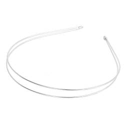 Metall-Stirnbänder mit 2/3-lagigem Draht, für Damen, Hochzeits-Haarband, elastisches Metall-Haarband für Mädchen, Metall-Stirnband, dick von YiQinzcxg