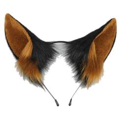 YiQinzcxg Niedlicher Haarreif mit Ohren, Cosplay-Charakter, vielseitig, Bankette, Hunde-Stirnbänder für Teenager, Frauen, Cosplay, Haarschmuck, Hundeohren, Haarband, Cosplay, Halloween von YiQinzcxg