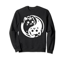 Yin Yang Yoga Zen süße Katzen für Katzenliebhaber Sweatshirt von Yin Yang Yoga Zen Cute Cats